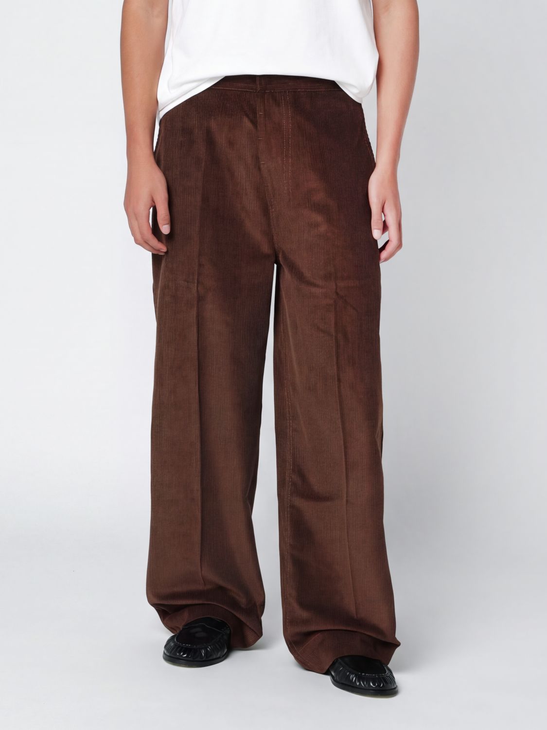 AMI PARIS Pants Men color Brown