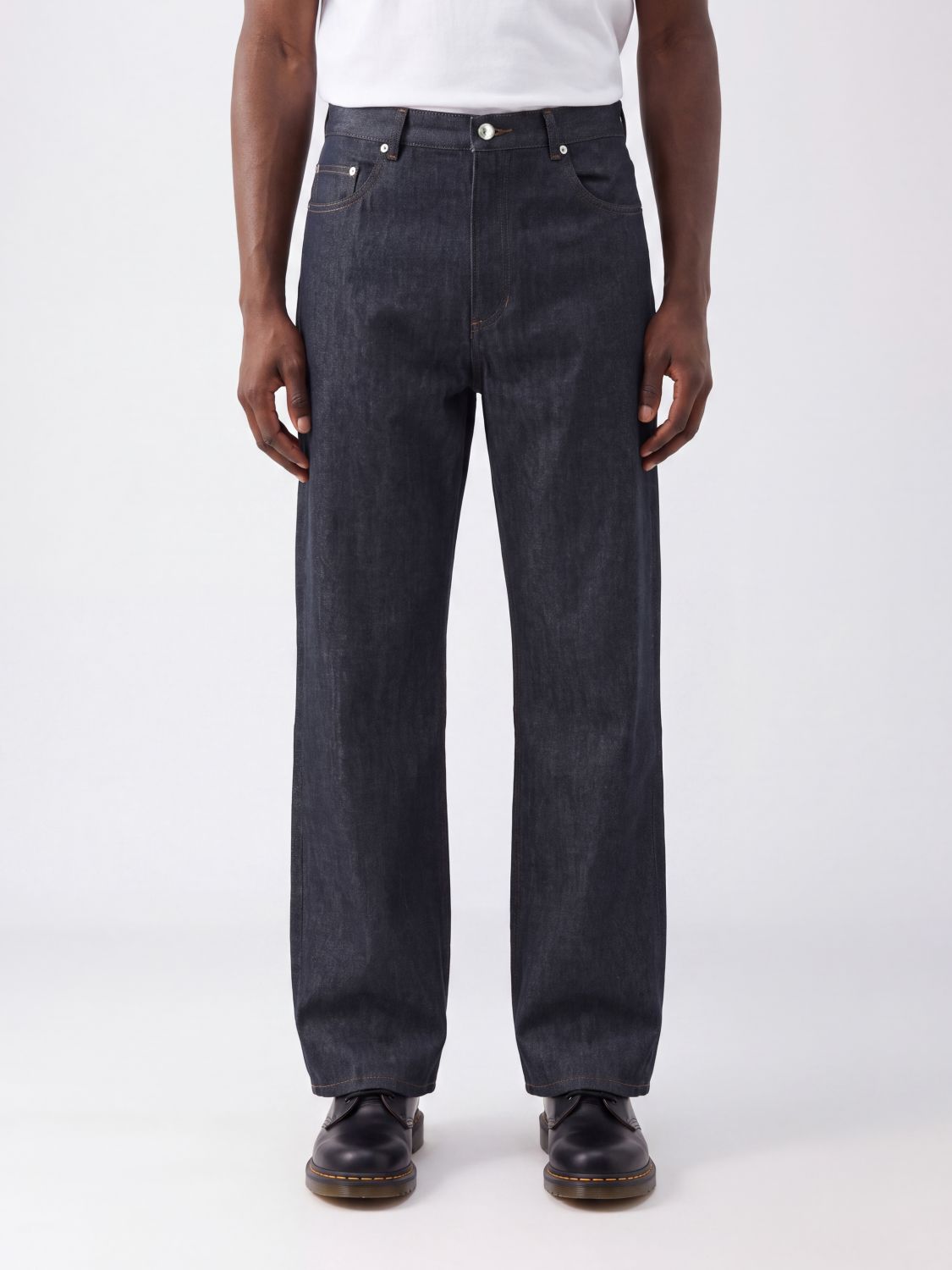 A. P.C. Jeans Men color Indigo
