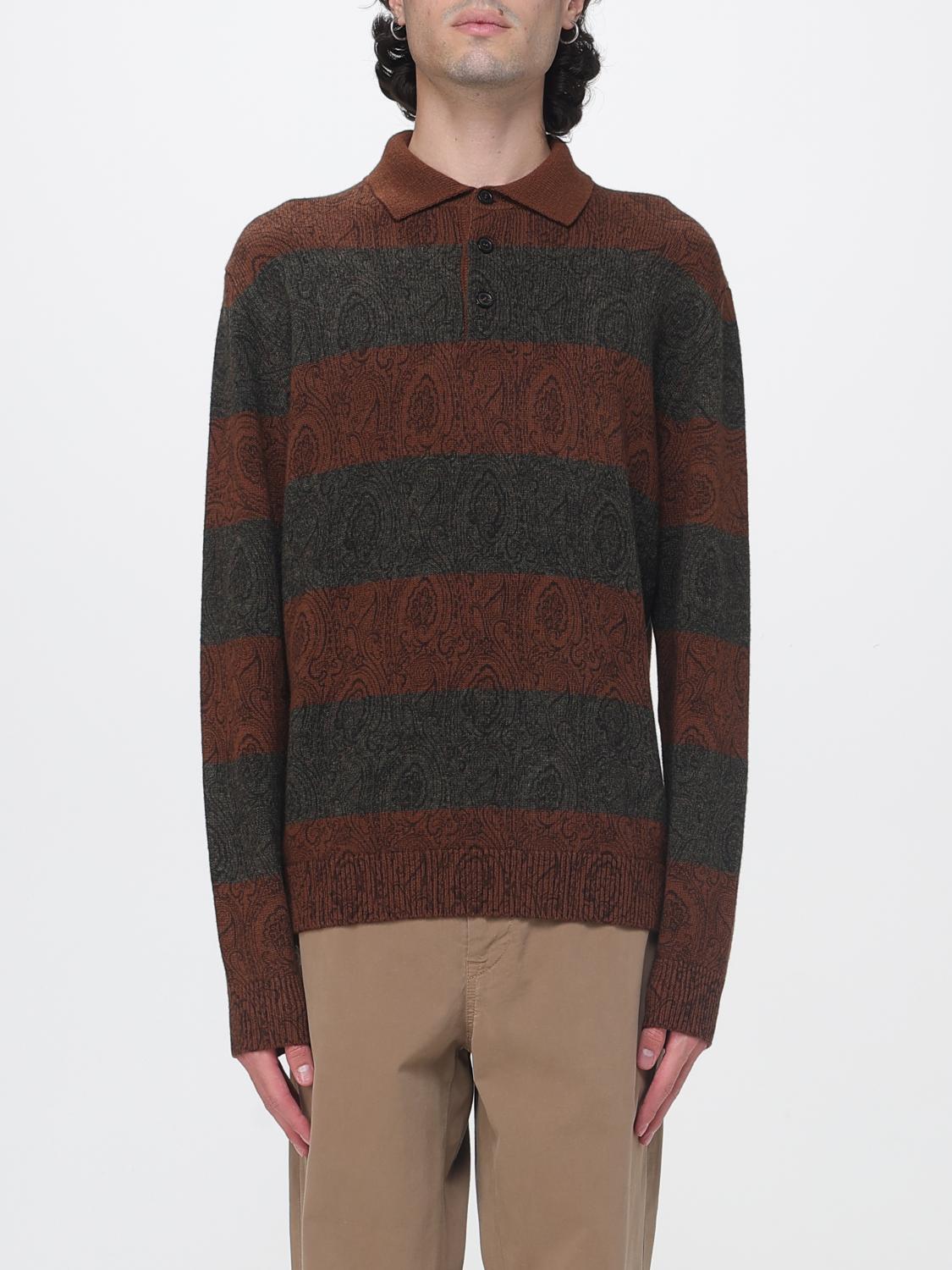 Etro Polo Shirt in Brown