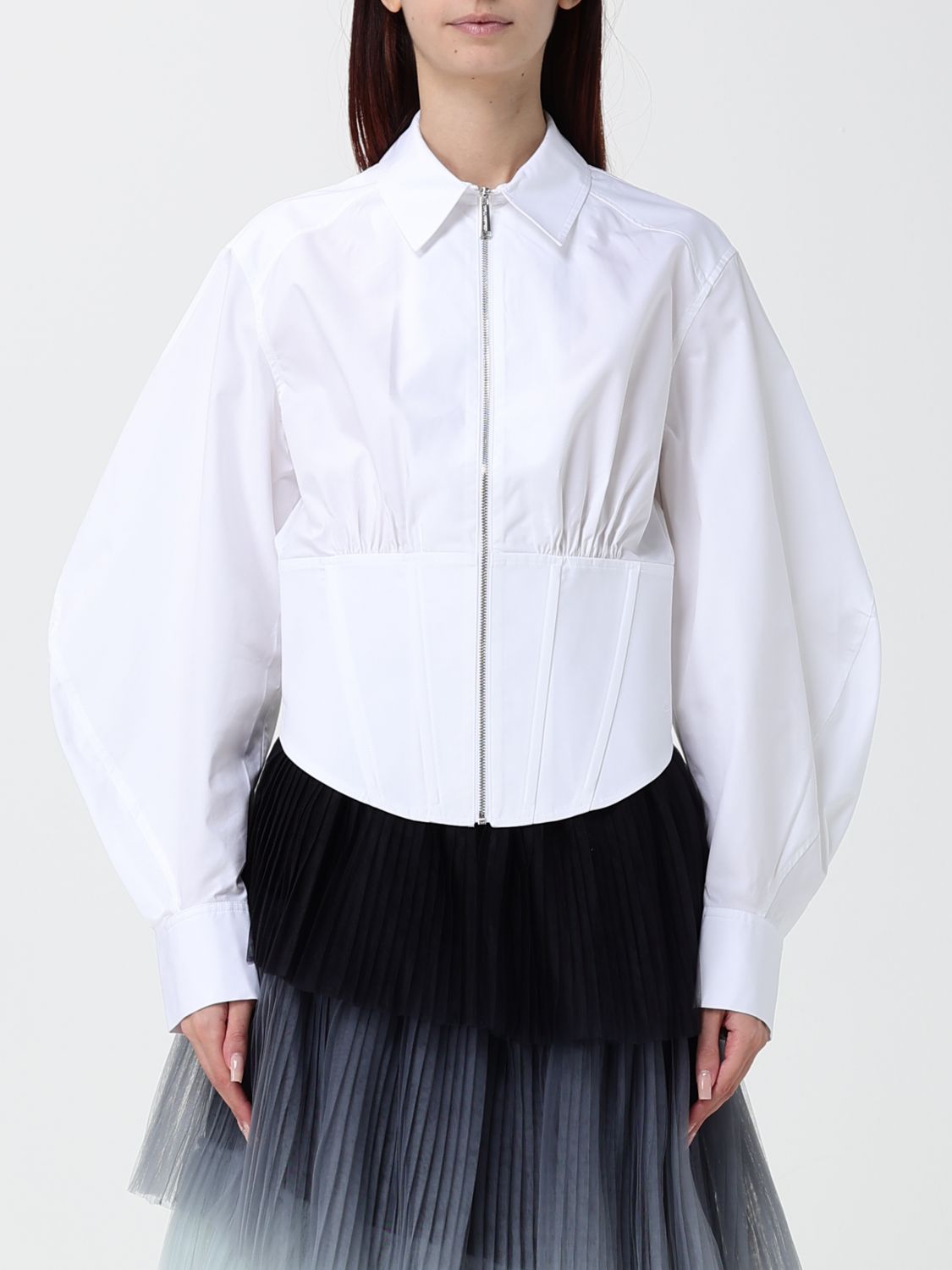 KARL LAGERFELD Hemdbluse Damen Farbe Weiß