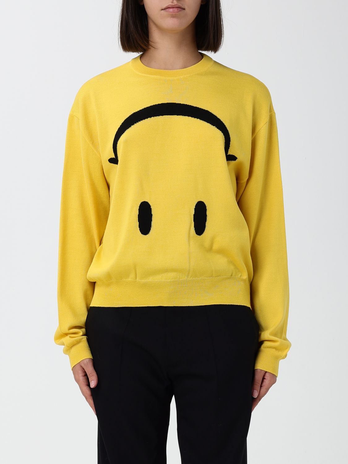 MOSCHINO COUTURE Pullover Damen Farbe Gelb