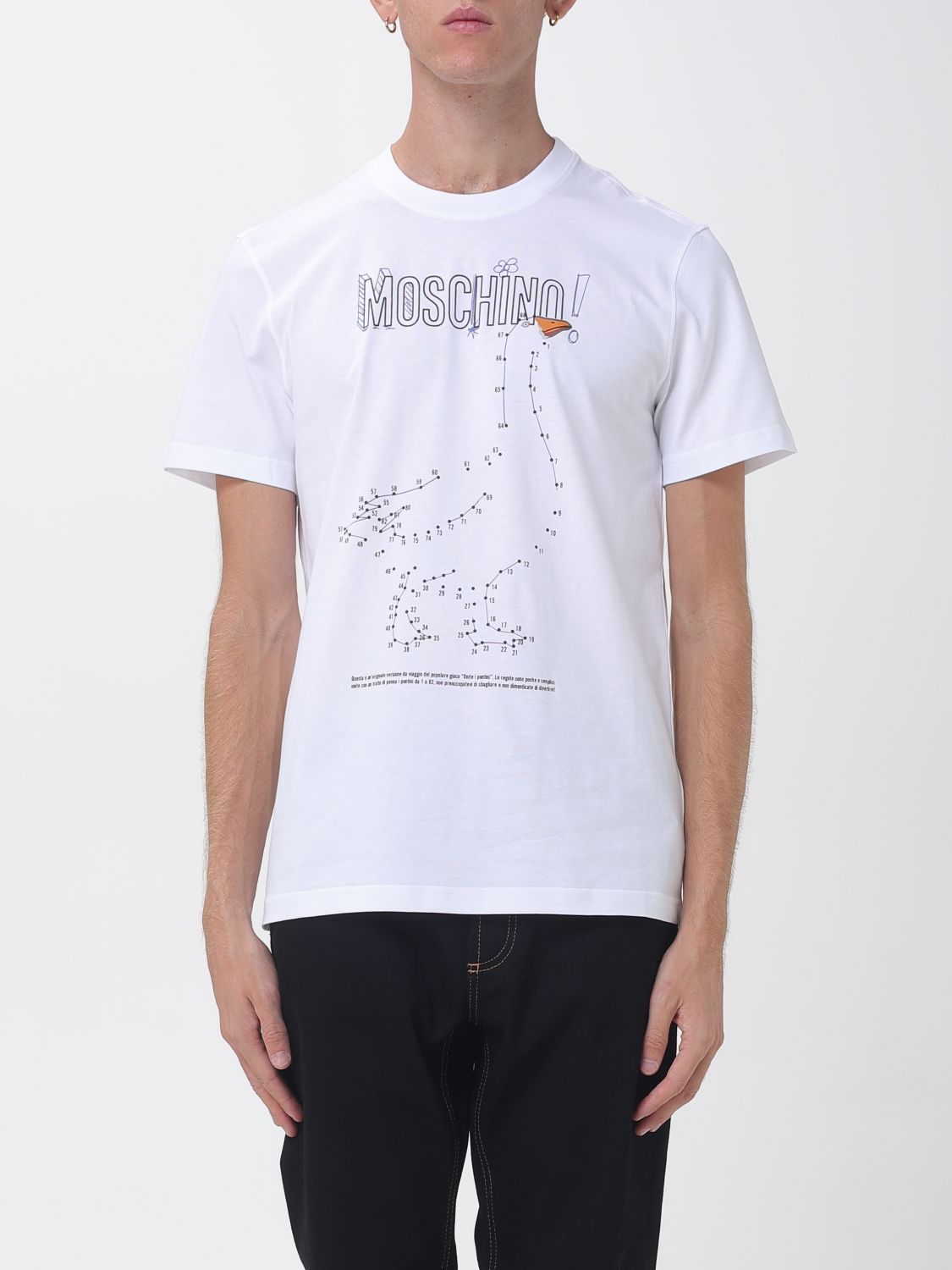 MOSCHINO COUTURE T-Shirt Uomo colore Bianco