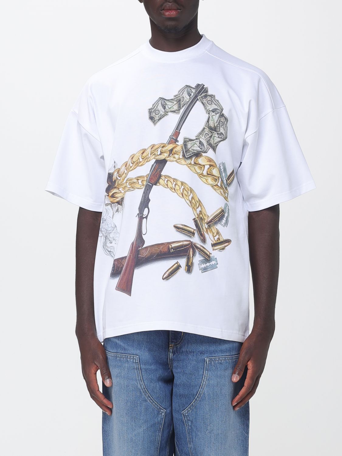 Pdf T-shirt Men Color White