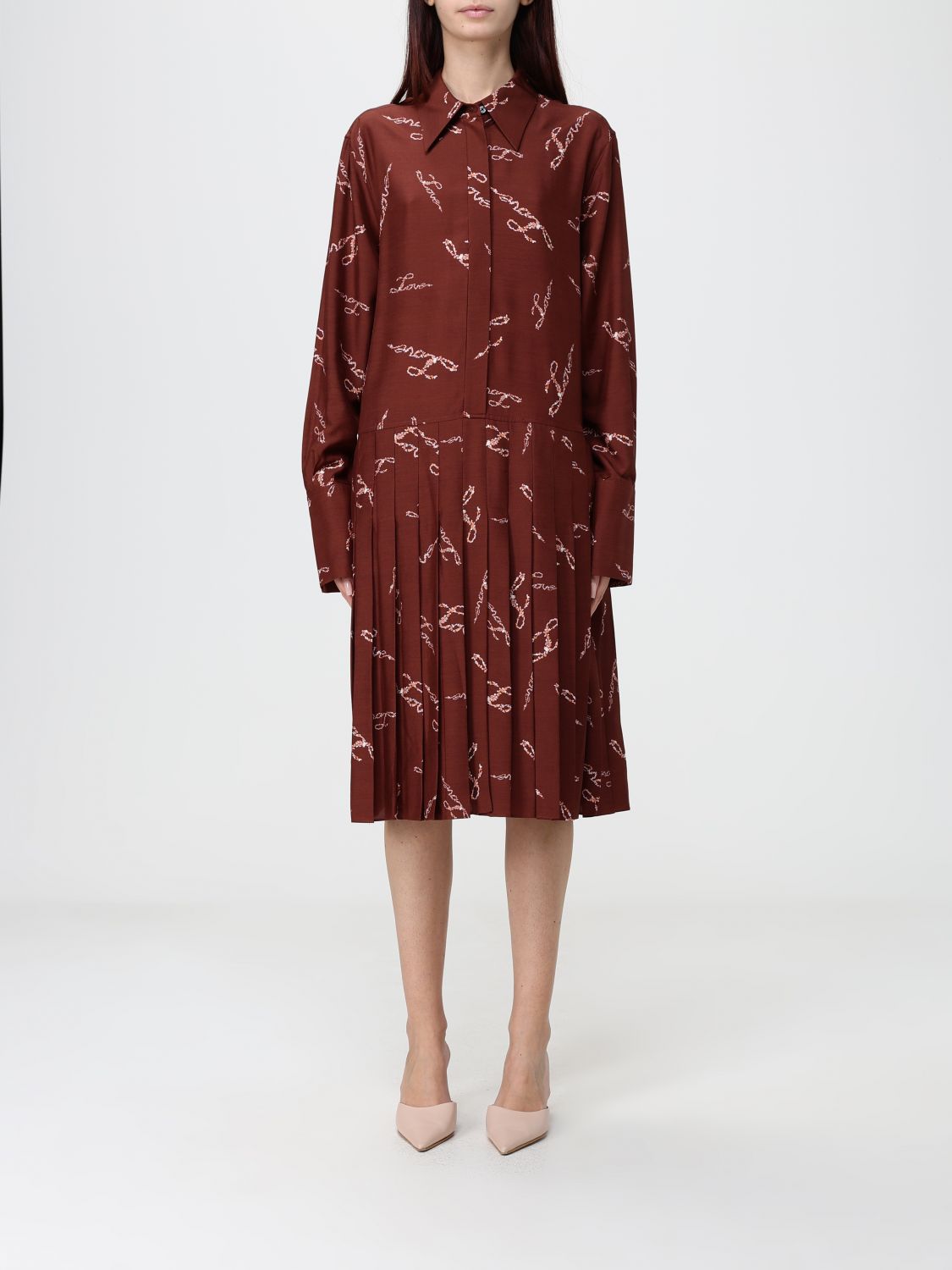 PAUL SMITH Dress Woman color Rust