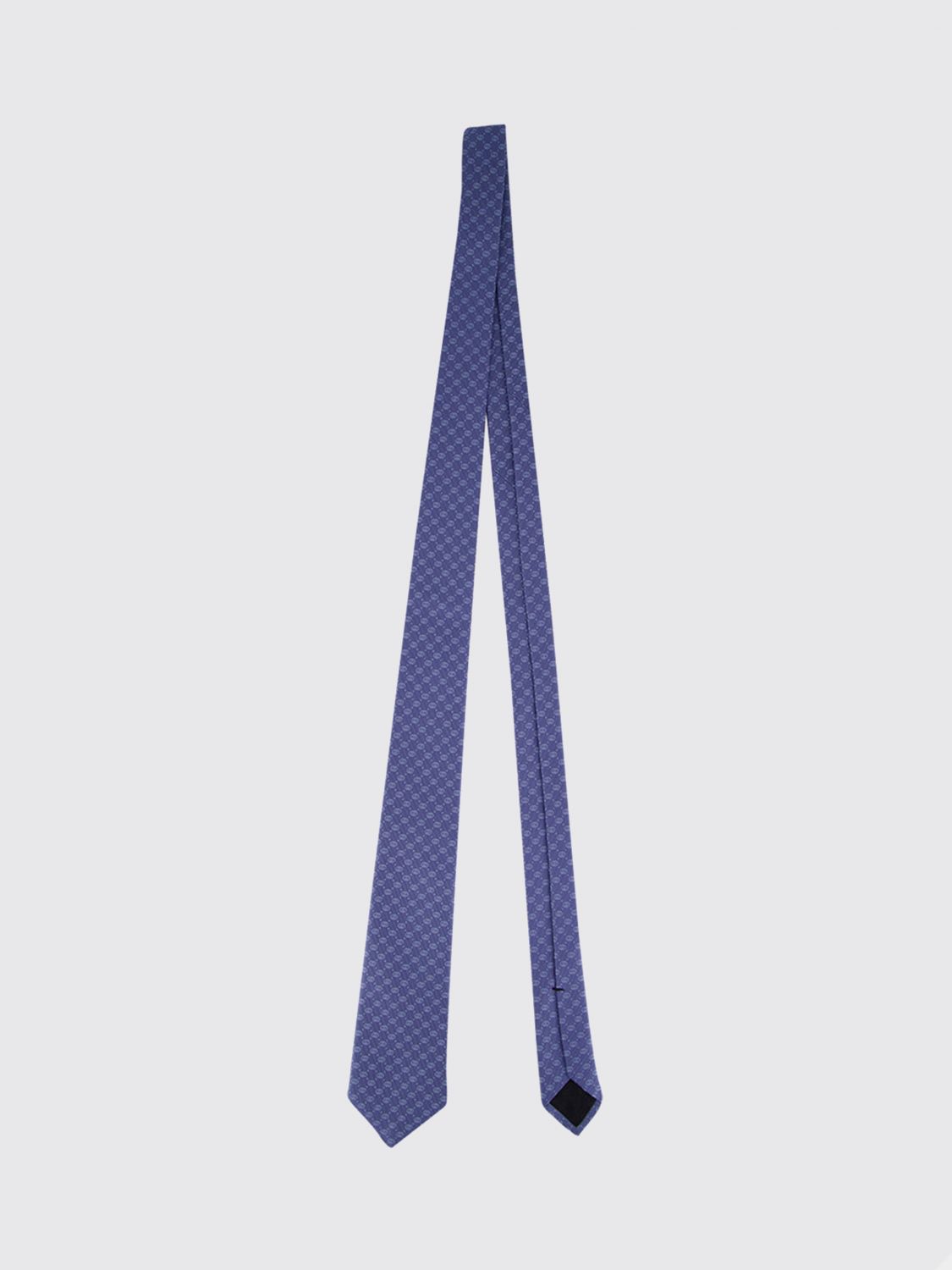 Gucci Tie in Pure Organic Silk with All-Over GG Monogram Pattern