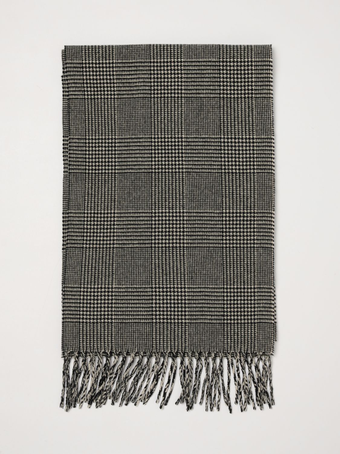 Polo Ralph Lauren Prince of Wales Check Wool and Cashmere Scarf