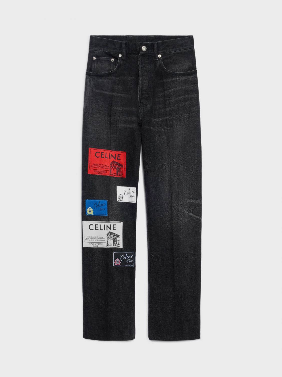 CELINE Jeans Herren Farbe Schwarz