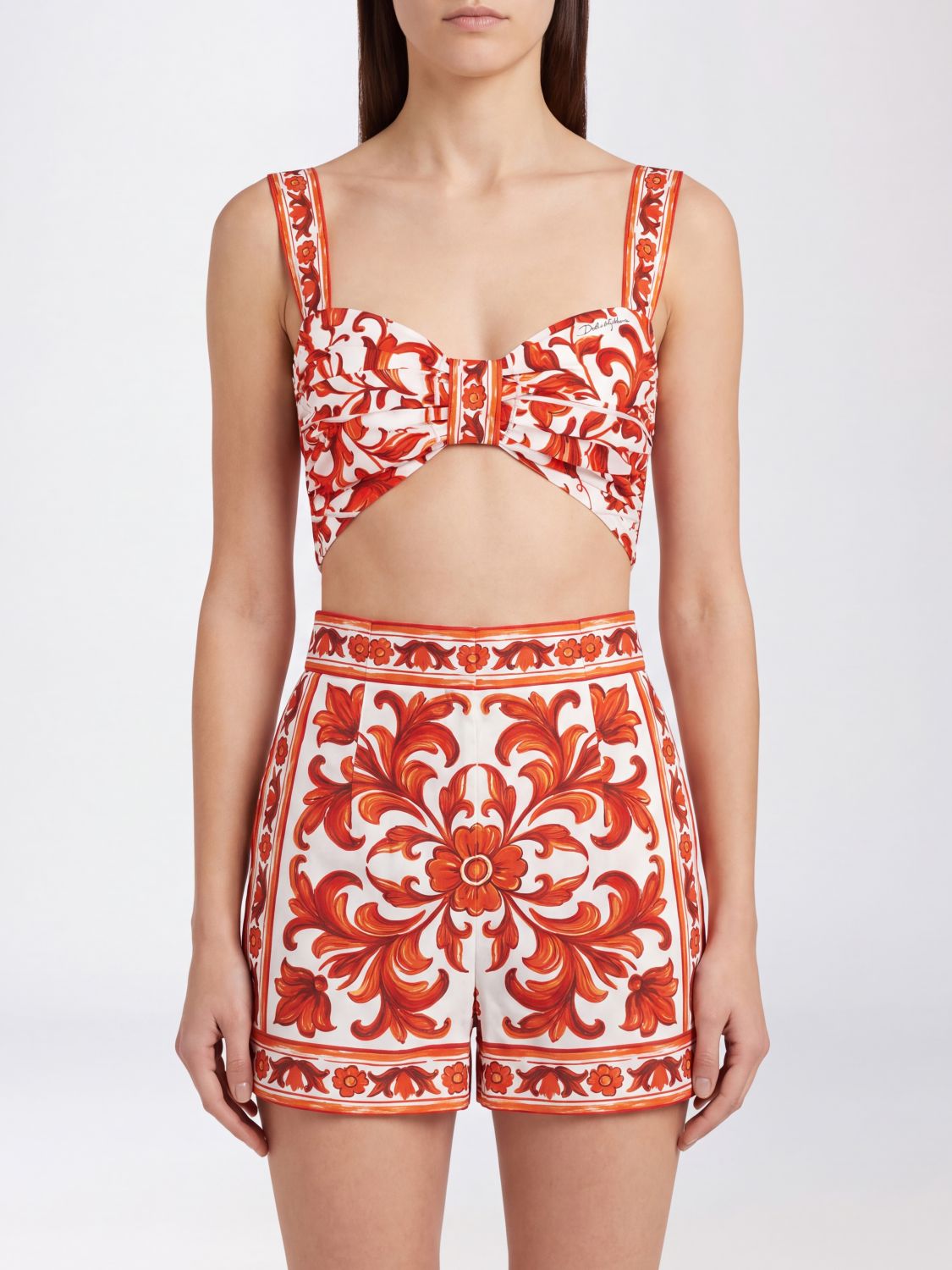 Dolce & Gabbana Top Woman color Orange · 40