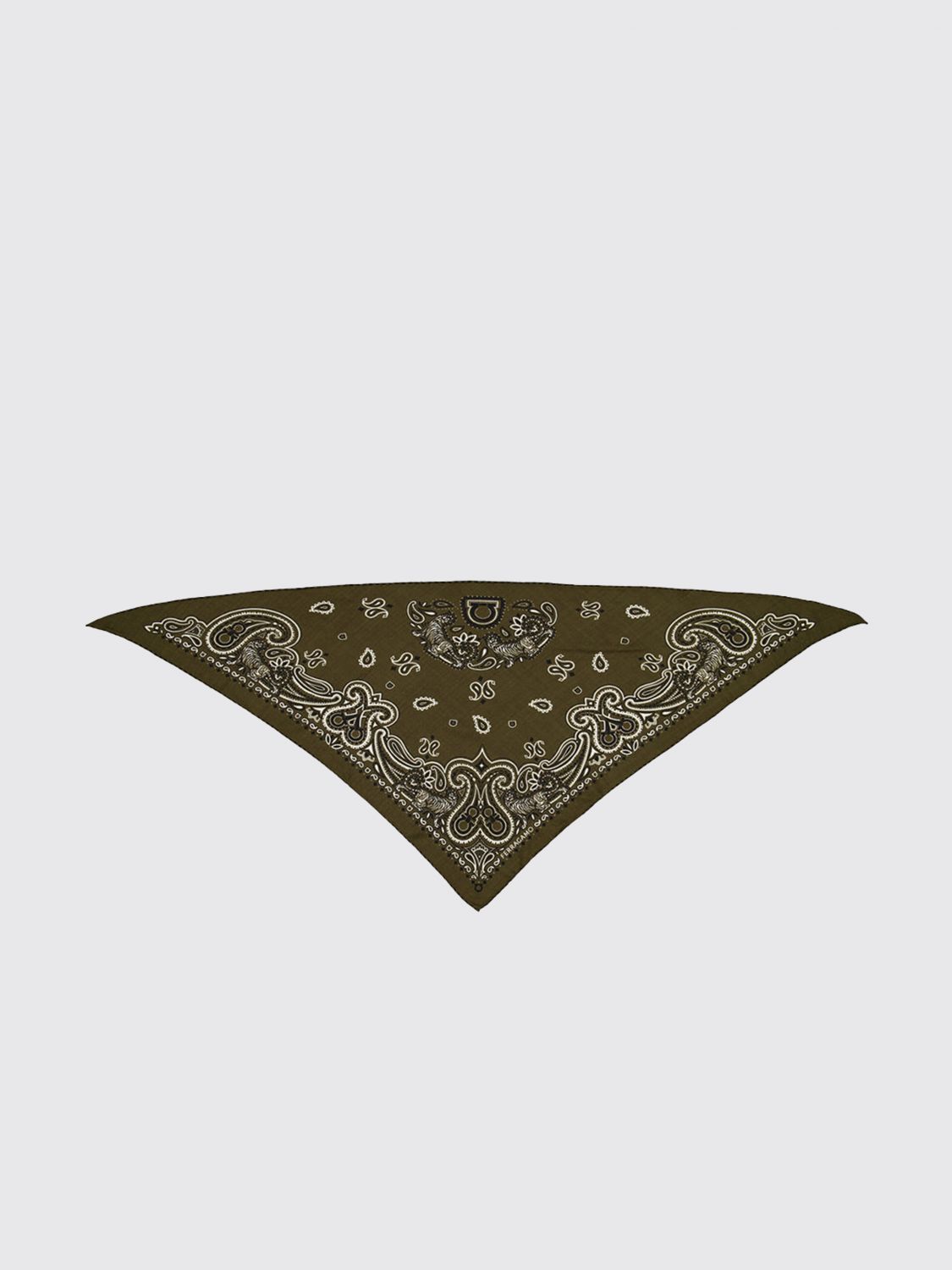 FERRAGAMO Arabesque Dreieckstuch aus Kaschmir und Wolle mit Logo