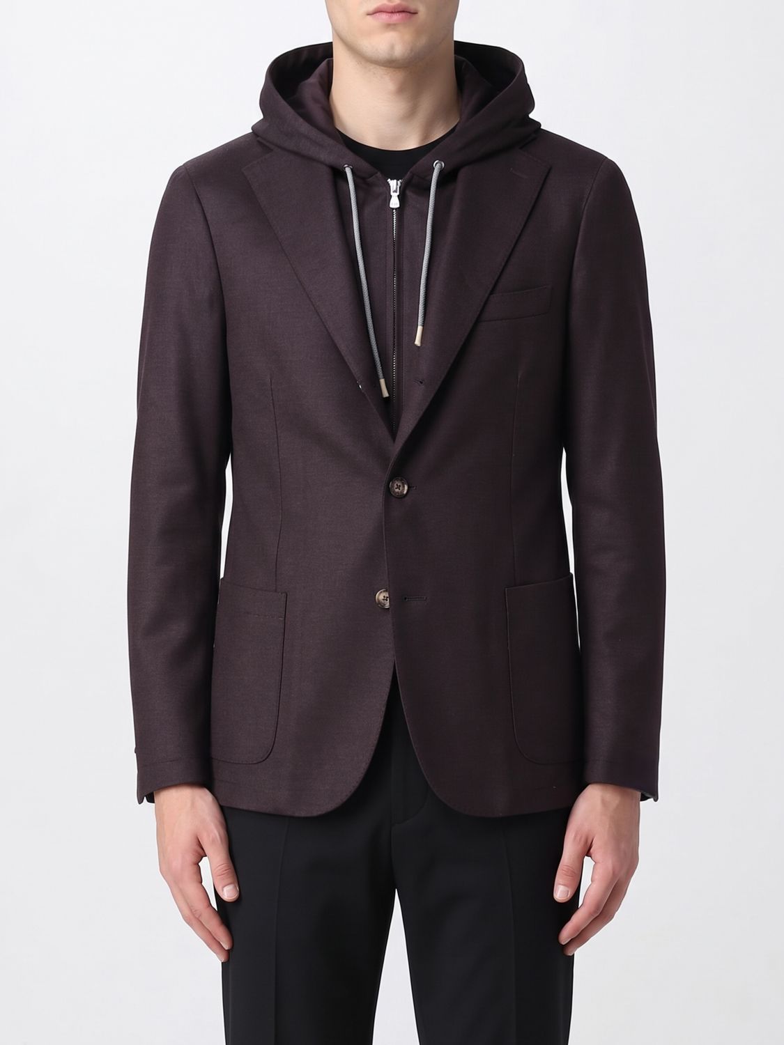 Eleventy Jacket Men color Burgundy