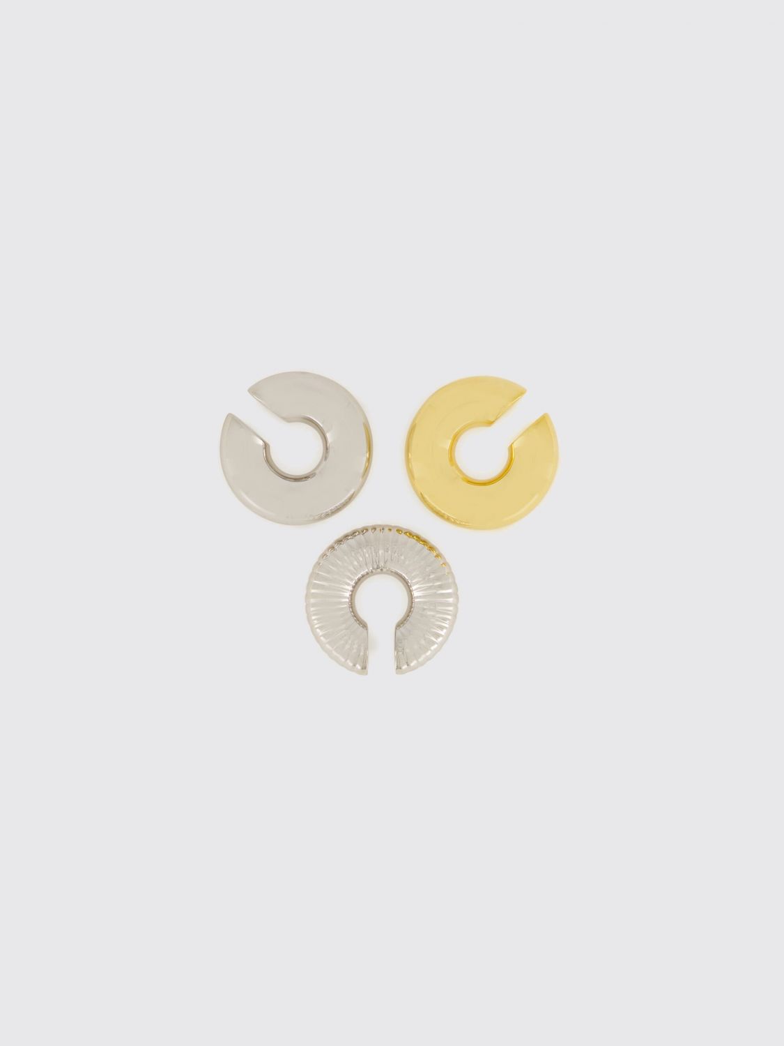 RABANNE Set of Three Brass Ear Cuffs