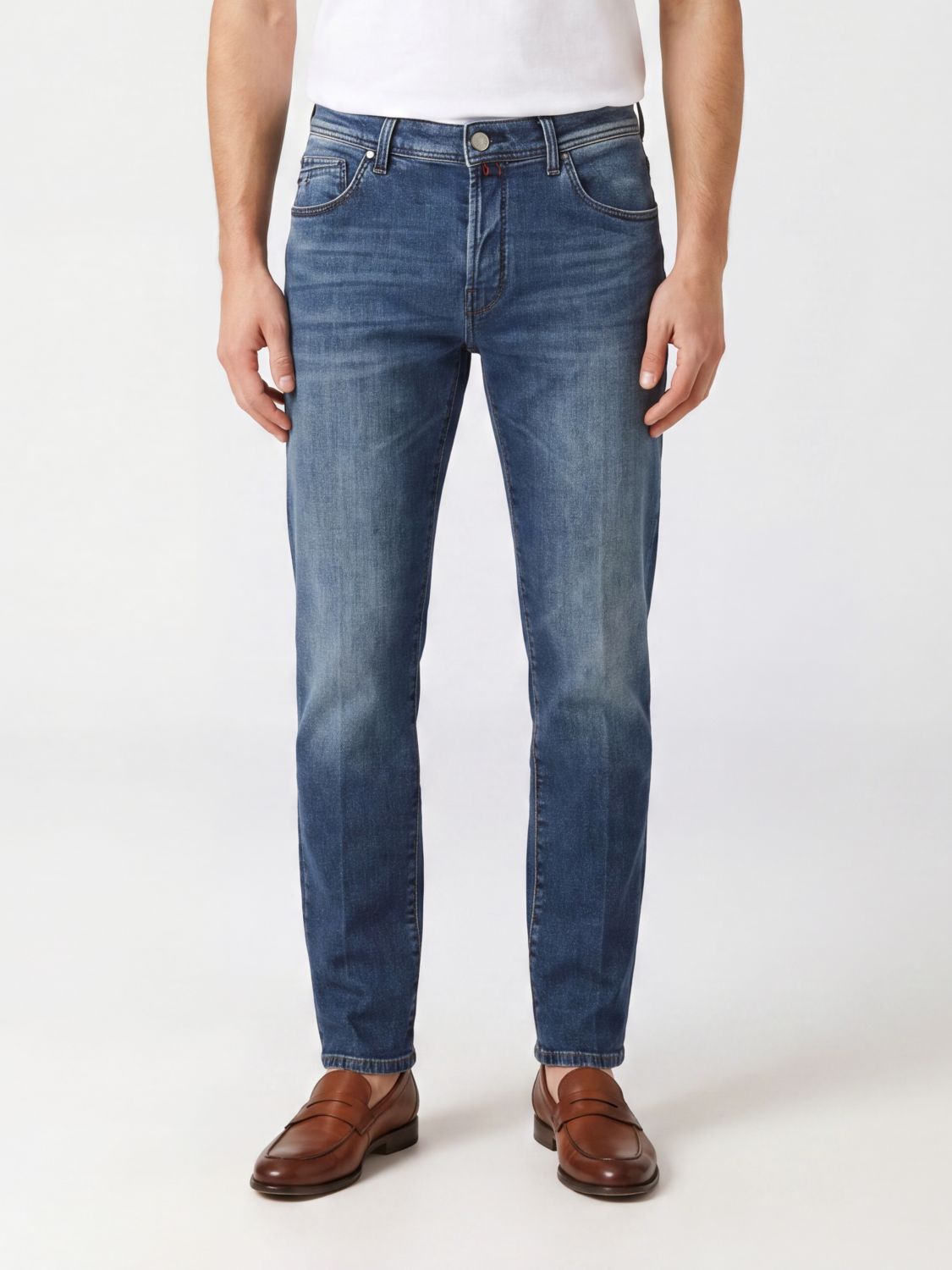 JACOB COHEN Skinny-Fit Jeans aus Stretch-Baumwolldenim mit mittlerer Leibhöhe