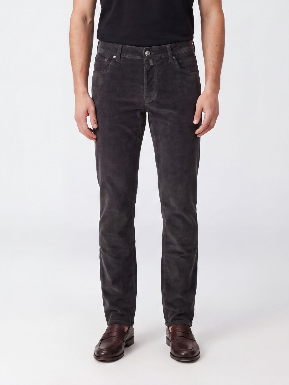 Jacob Cohen Slim Fit Cotton Blend Corduroy Trousers
