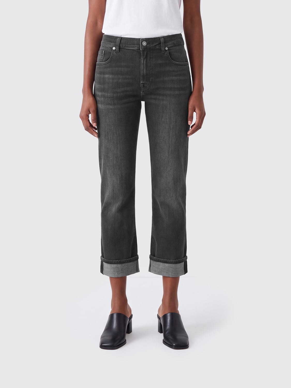 7 FOR ALL MANKIND Jeans Donna colore Nero