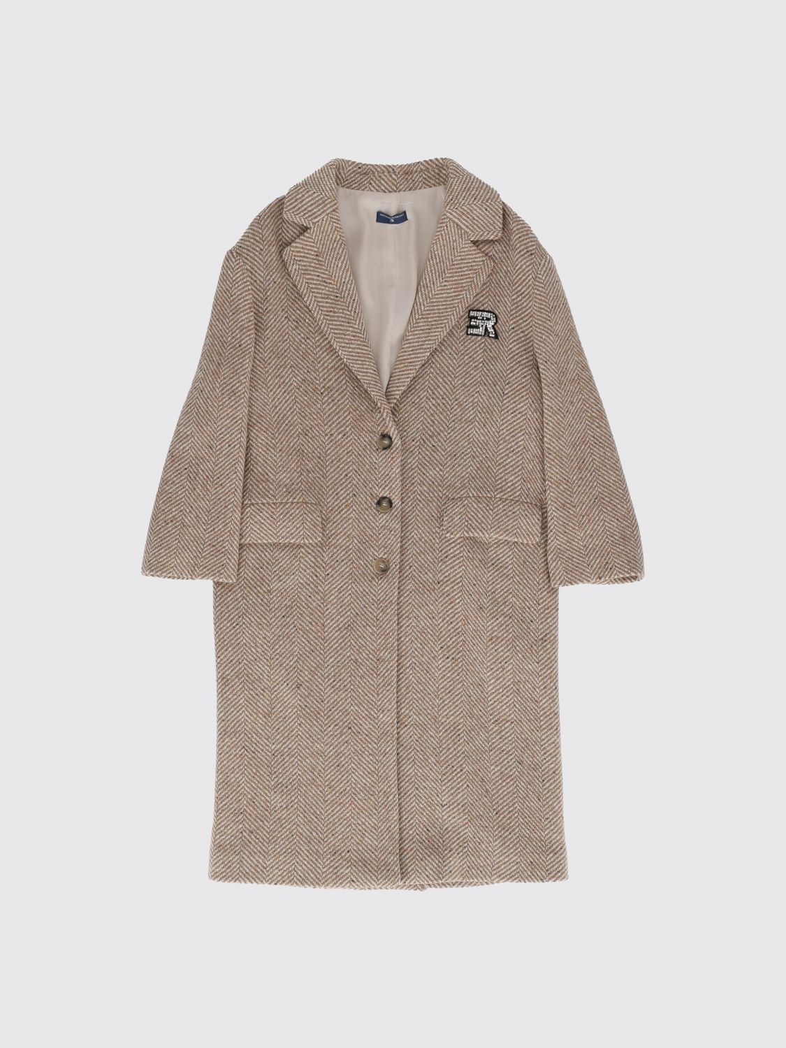 ERMANNO SCERVINO Coat Kids color White