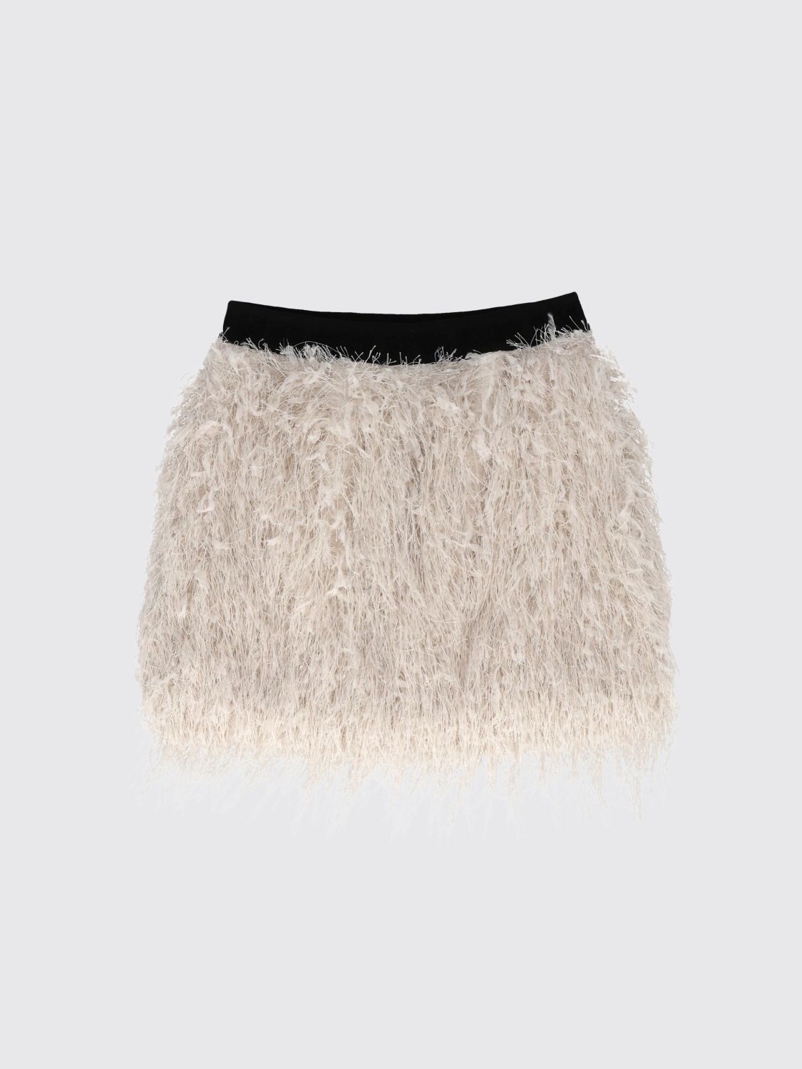 MSGM KIDS Skirt Kids color Yellow Cream