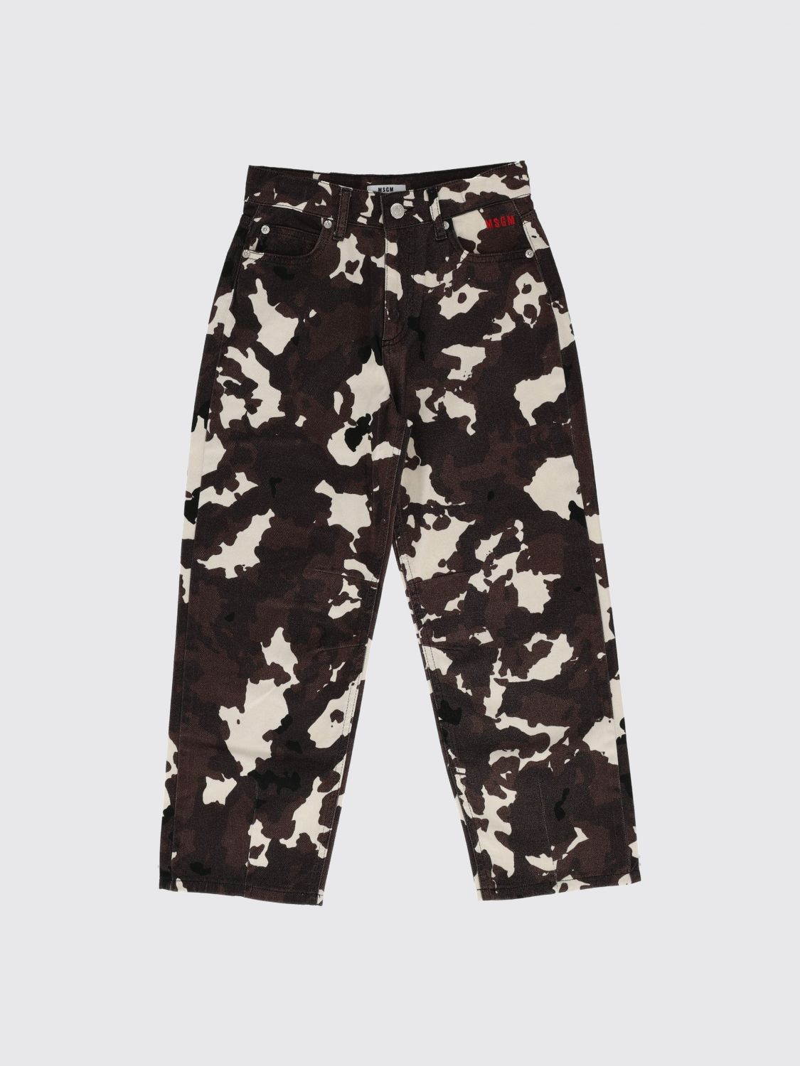 MSGM KIDS Pants Kids color Brown
