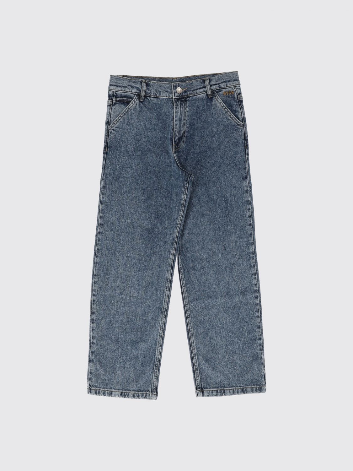 MSGM KIDS Jeans Kids color Blue