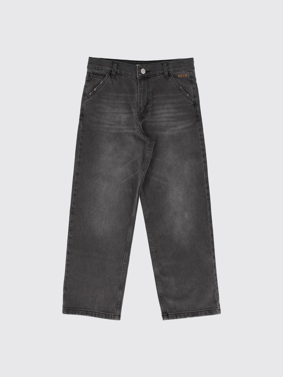 MSGM KIDS Jeans Kids color Grey