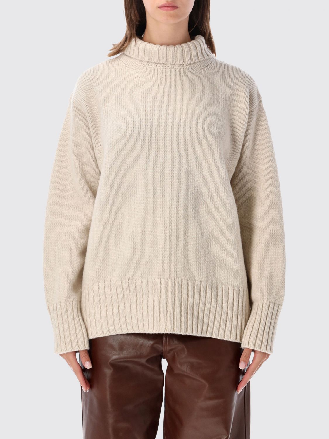 Rohe Dropped-Shoulder Wool and Cashmere Turtleneck Jumper · 34