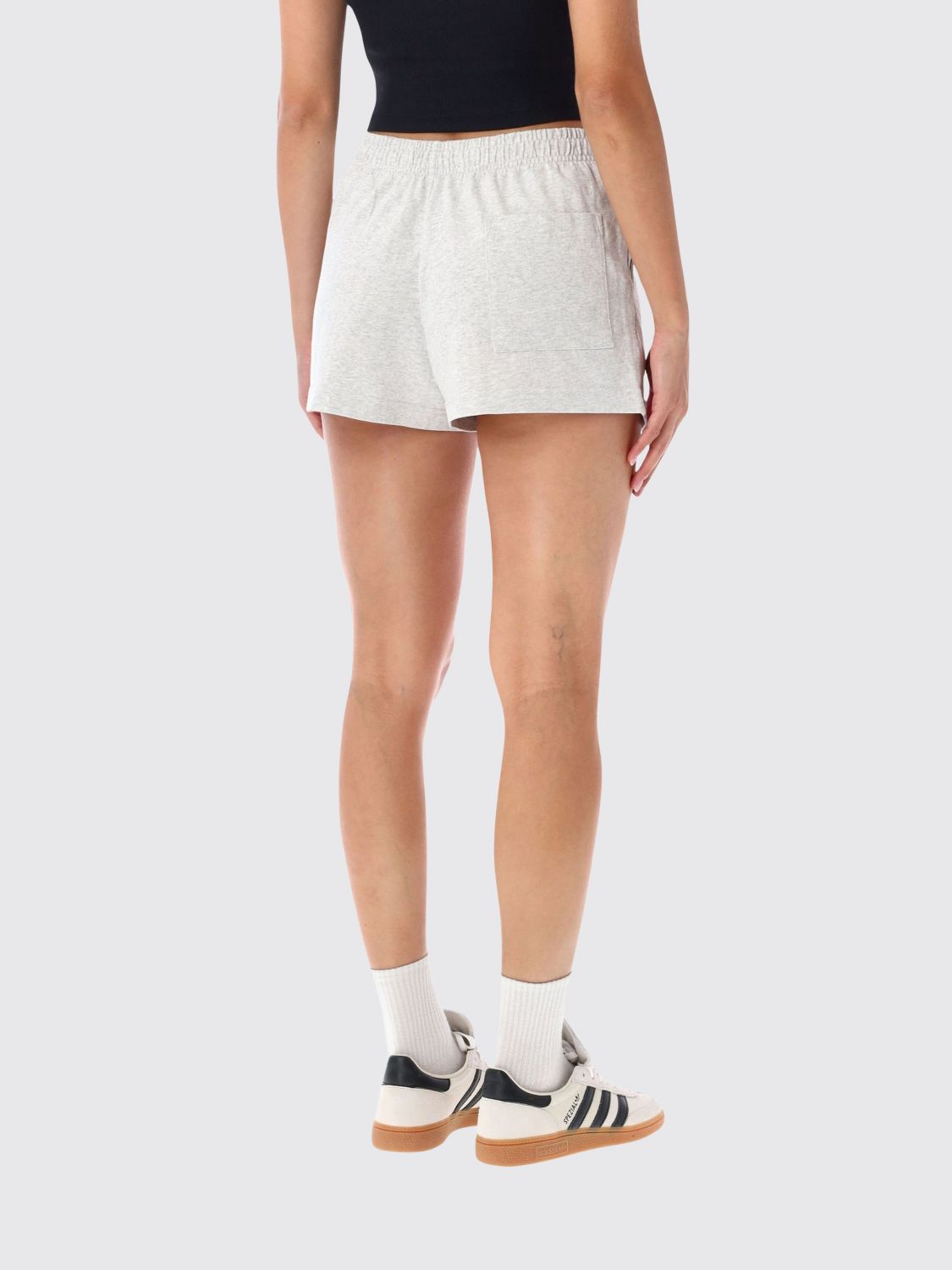 SPORTY & RICH Shorts Woman color Grey