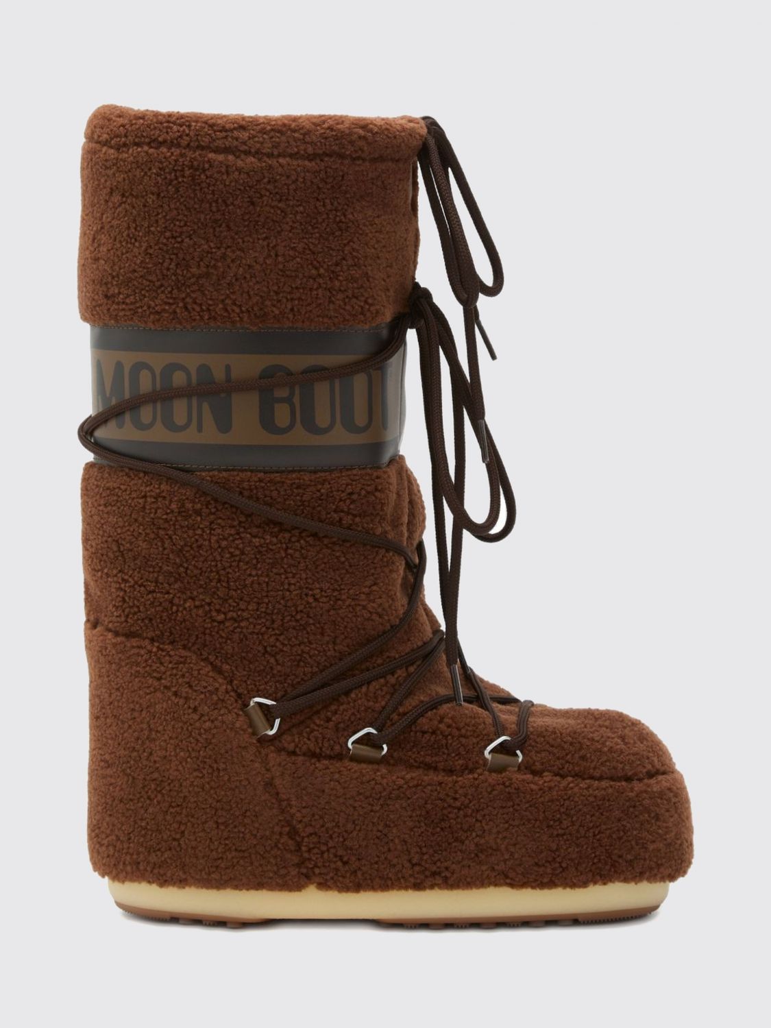 MOON BOOT Icon zweifarbige wadenhohe Schneestiefel