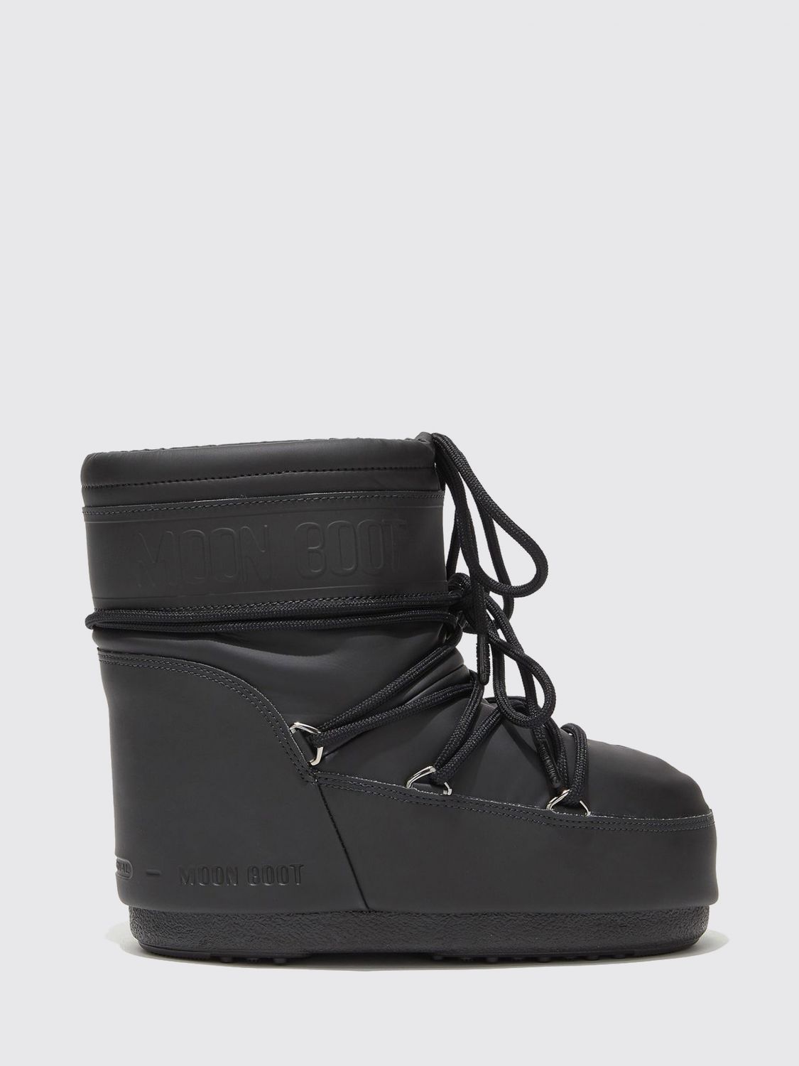 MOON BOOT Icon zweifarbige Schneestiefeletten mit verstellbaren Schnürsenkeln