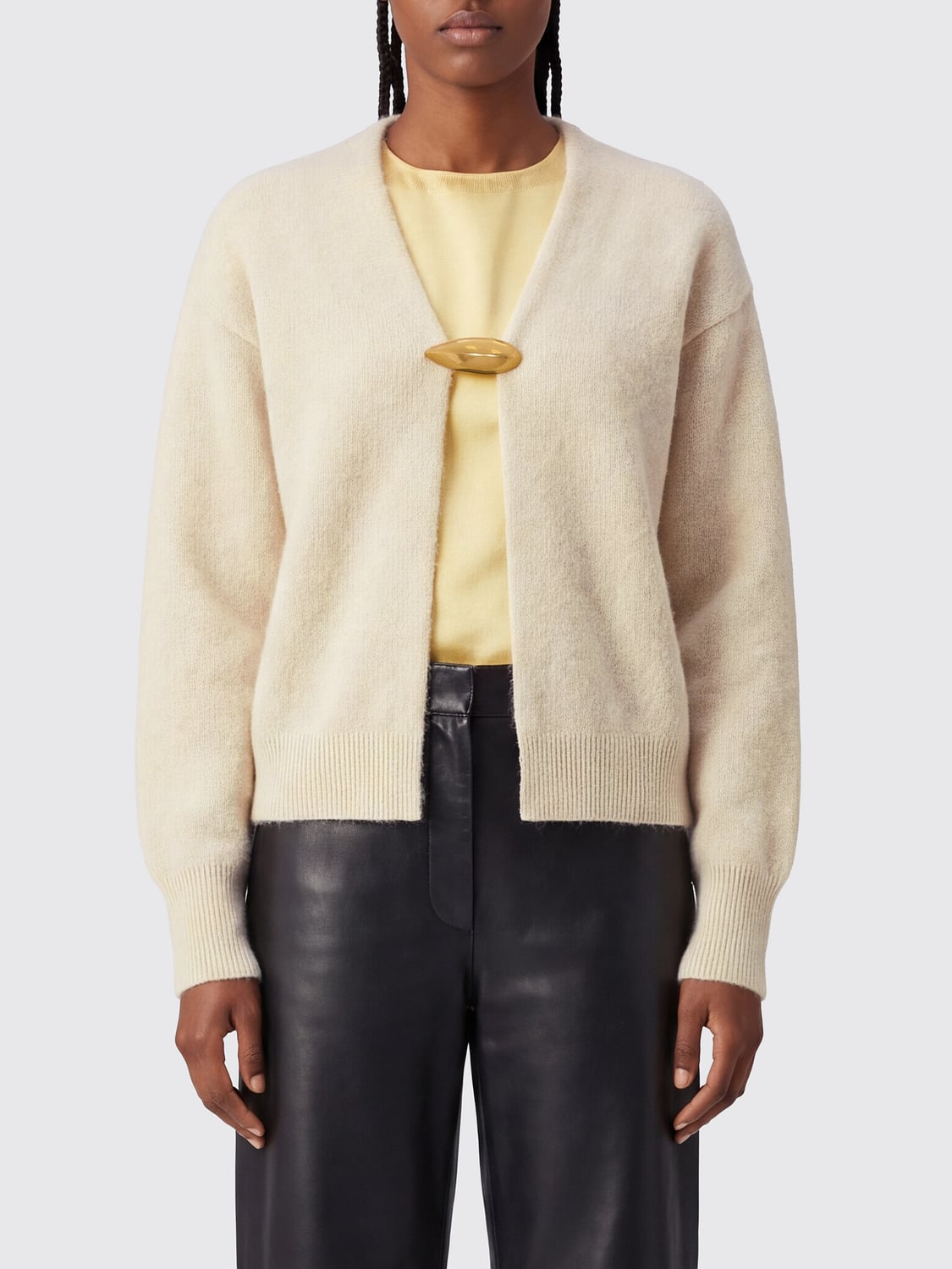BOTTEGA VENETA Sweater Woman color Yellow Cream