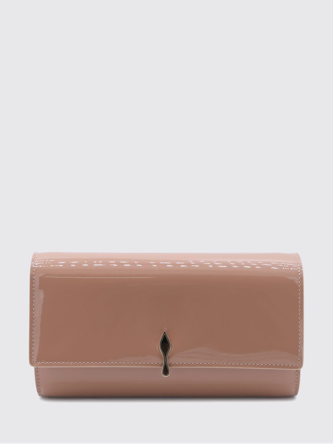 CHRISTIAN LOUBOUTIN Bettina Mini-Tasche aus Lackleder als Wallet on Chain