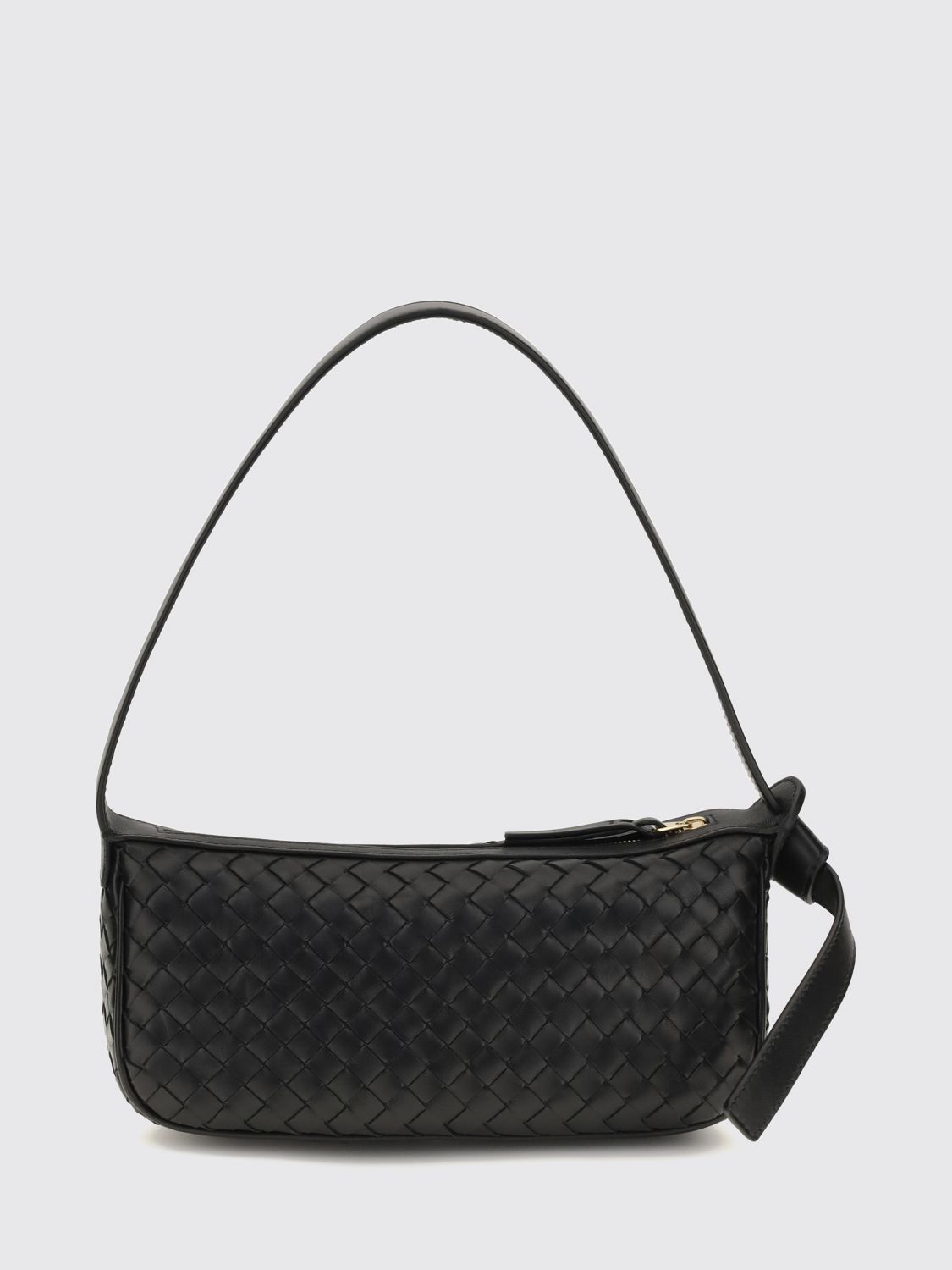 BOTTEGA VENETA Nodo Mini-Schultertasche aus gewebtem Lammleder