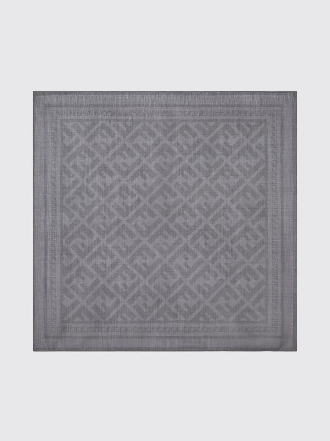 Fendi FF Monogram Jacquard Bandana in a Wool and Silk Blend · OS