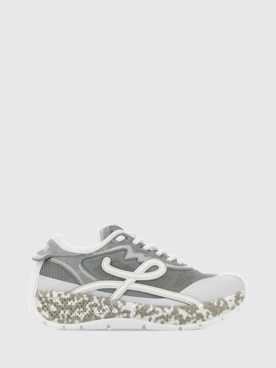 Loewe Pogo Suede and Technical Fabric Low-Top Sneakers