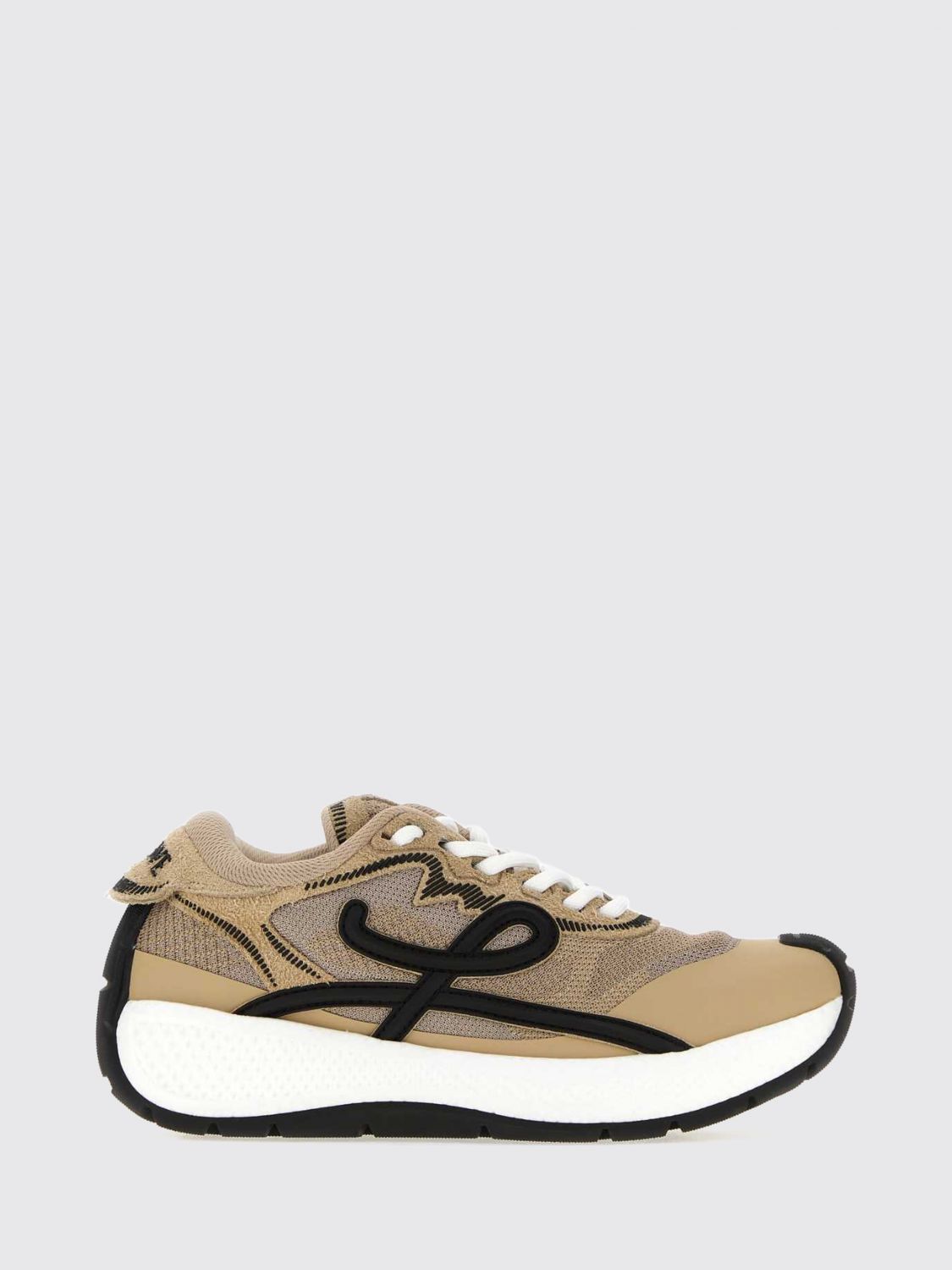 Loewe Pogo Suede and Technical Fabric Low-Top Sneakers