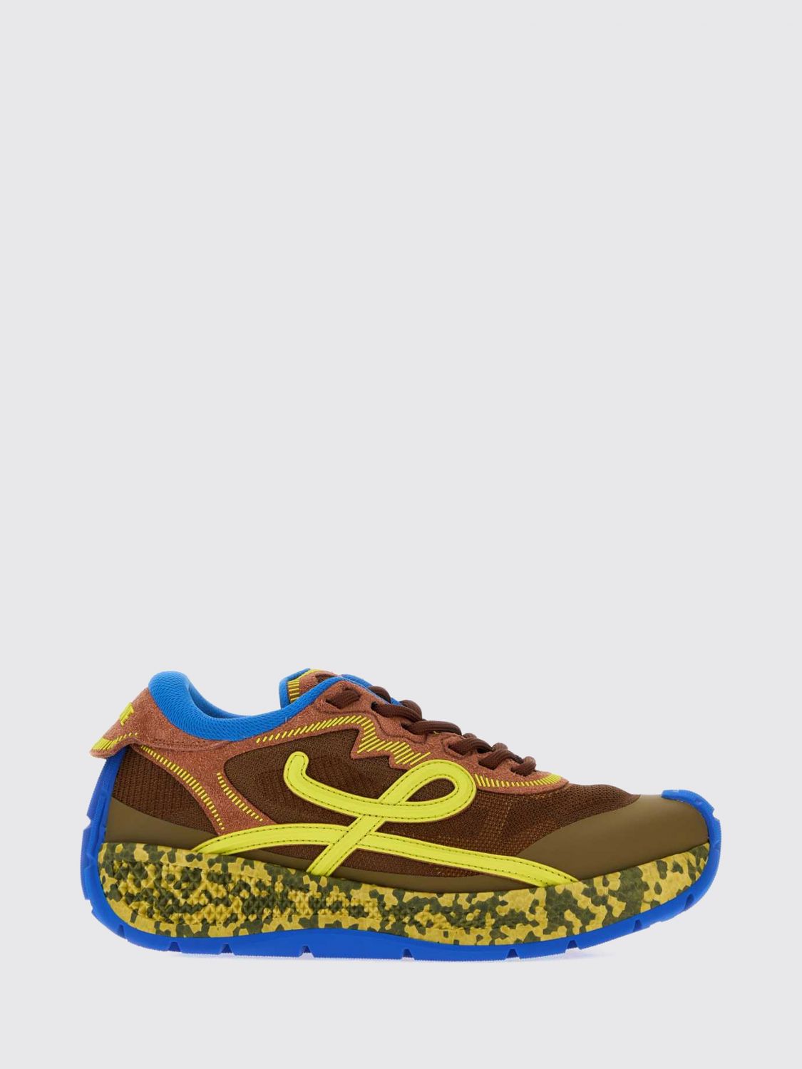 LOEWE Pogo Low-Top-Sneaker aus Leder und Funktionsgewebe mit Kontrastlogo