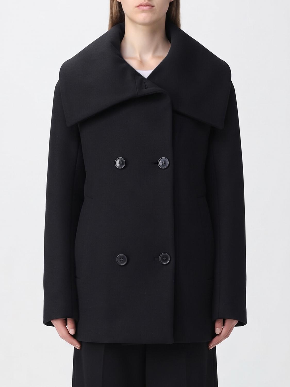 BALENCIAGA Coat Woman color Black