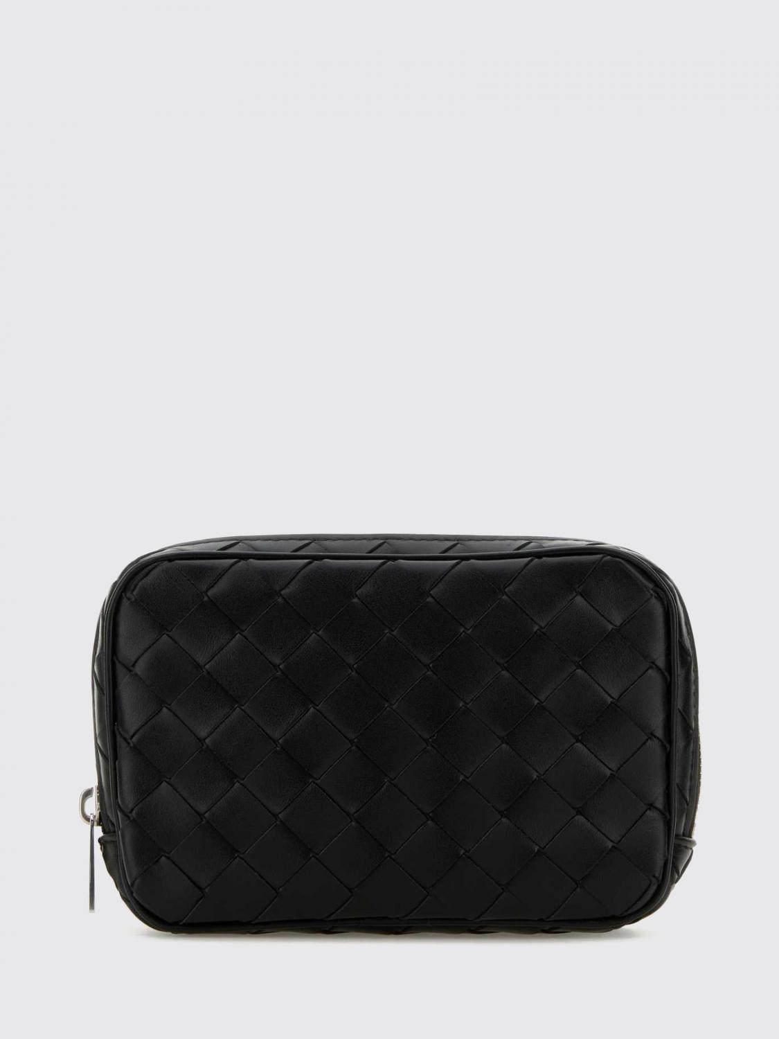 BOTTEGA VENETA Small Intrecciato Calfskin Beauty Case with Zip Closure