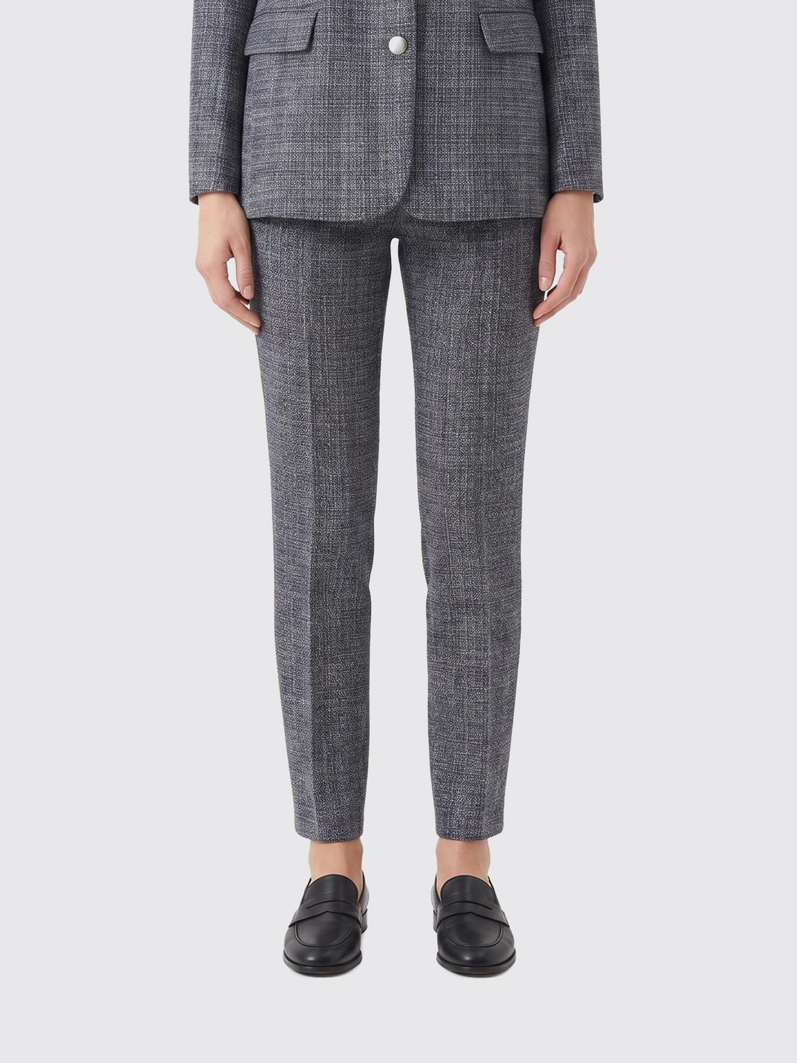 FABIANA FILIPPI Mid-Rise Skinny Trousers in Virgin Wool