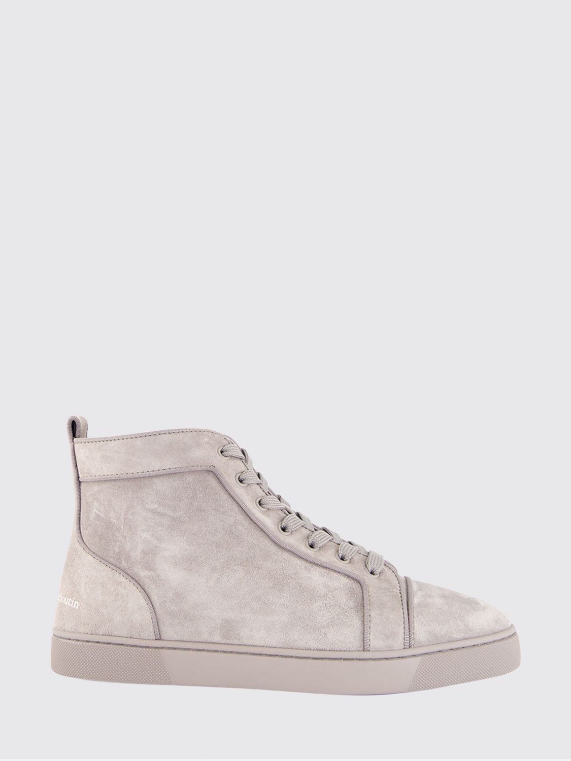 CHRISTIAN LOUBOUTIN Louis Canopy High-Top-Sneaker aus Veloursleder