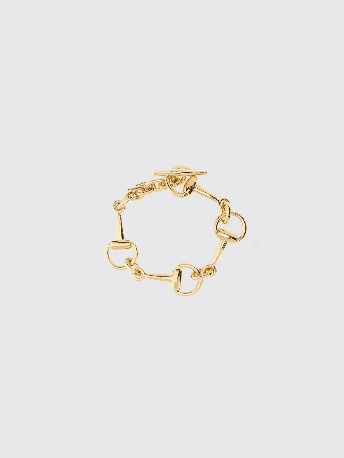 GUCCI Choker-Halskette aus Metall mit Gold-Finish und Horsebit-Detail