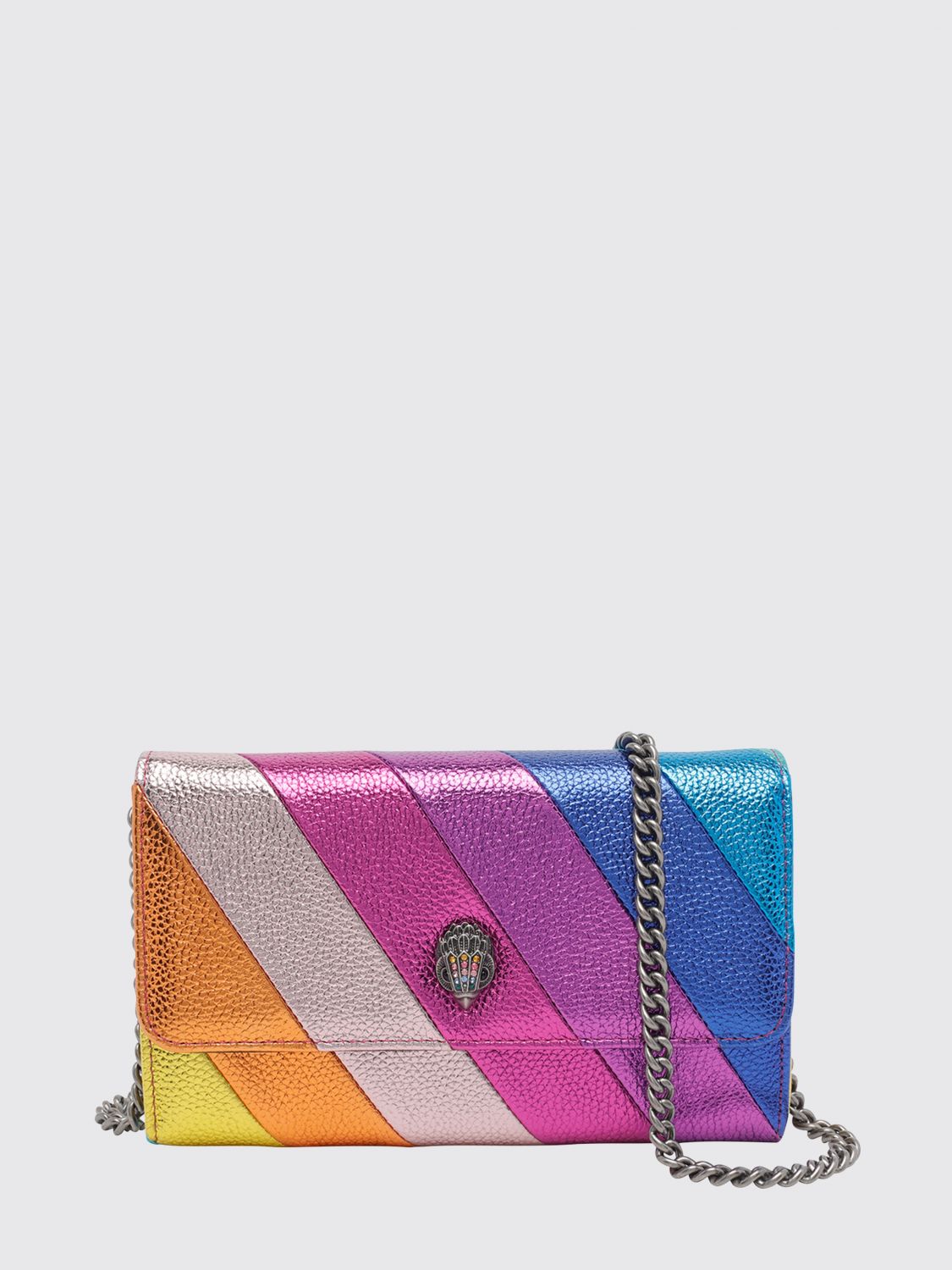 KURT GEIGER LONDON Kensington Mini-Tasche von aus mehrfarbig gestreiftem Leder