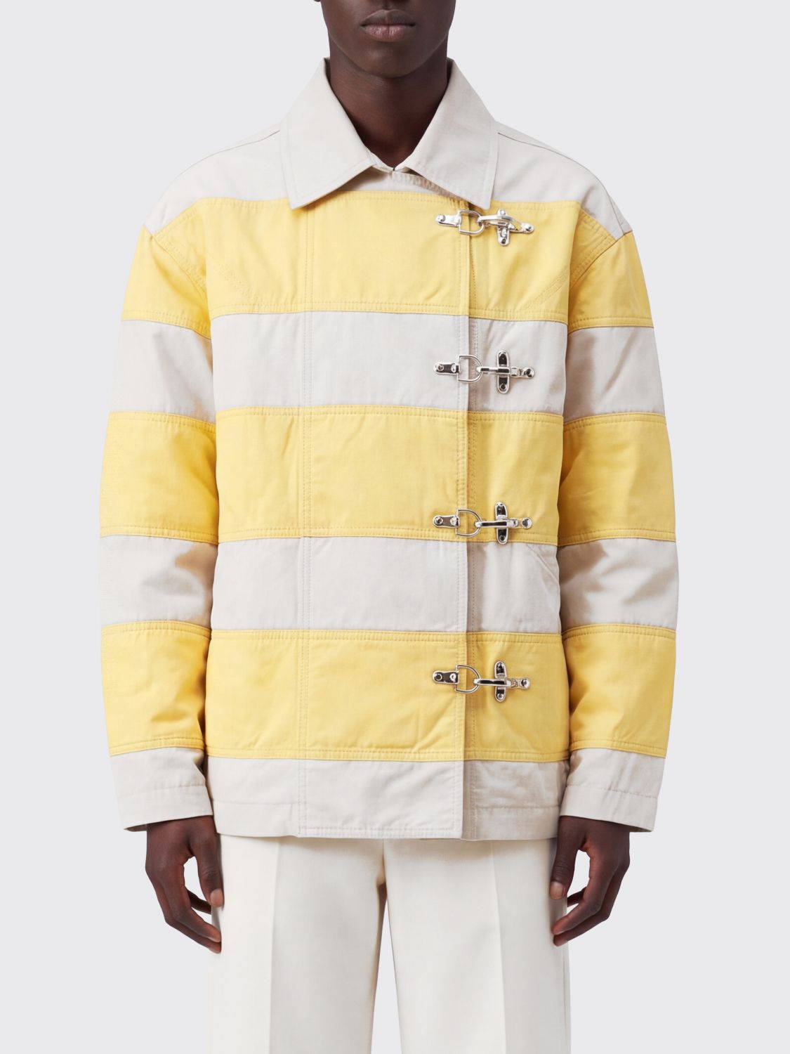 JACQUEMUS Suit Men color Yellow