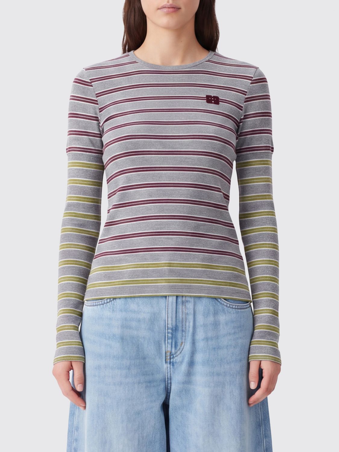 GANNI Maglia Donna colore Grigio