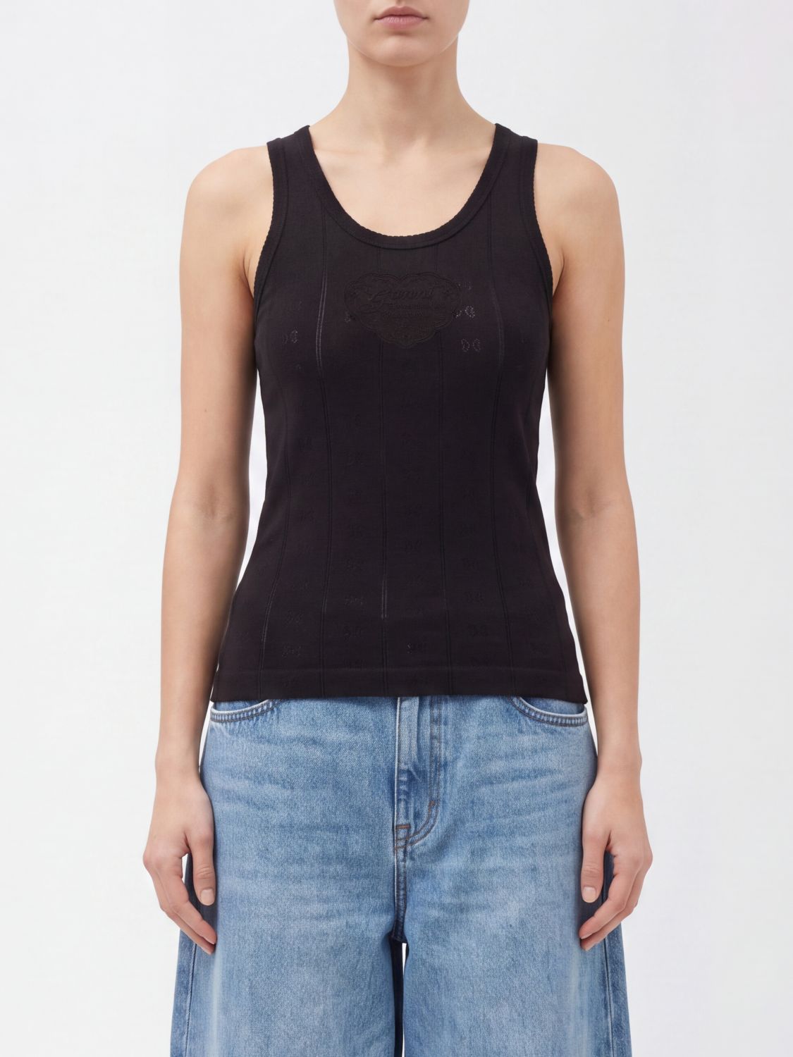 GANNI T-Shirts Donna colore Nero