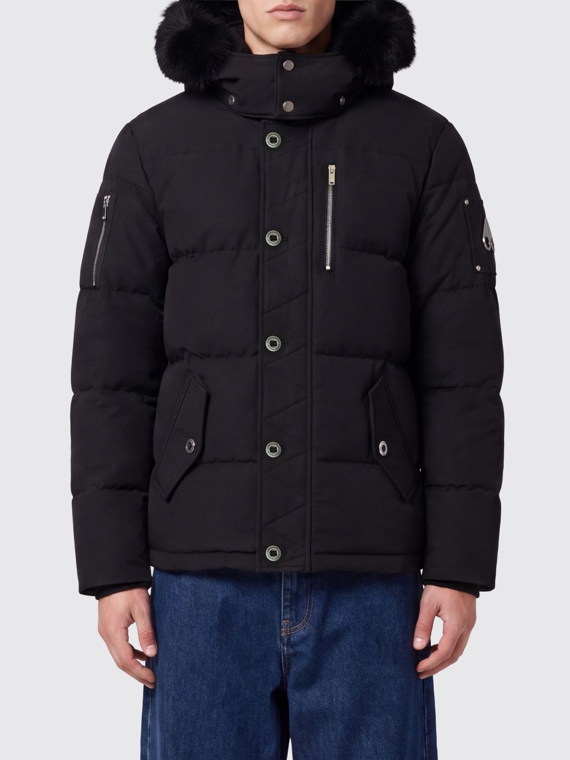 Moose Knuckles Original 3Q Down Jacket with Shearling Hood