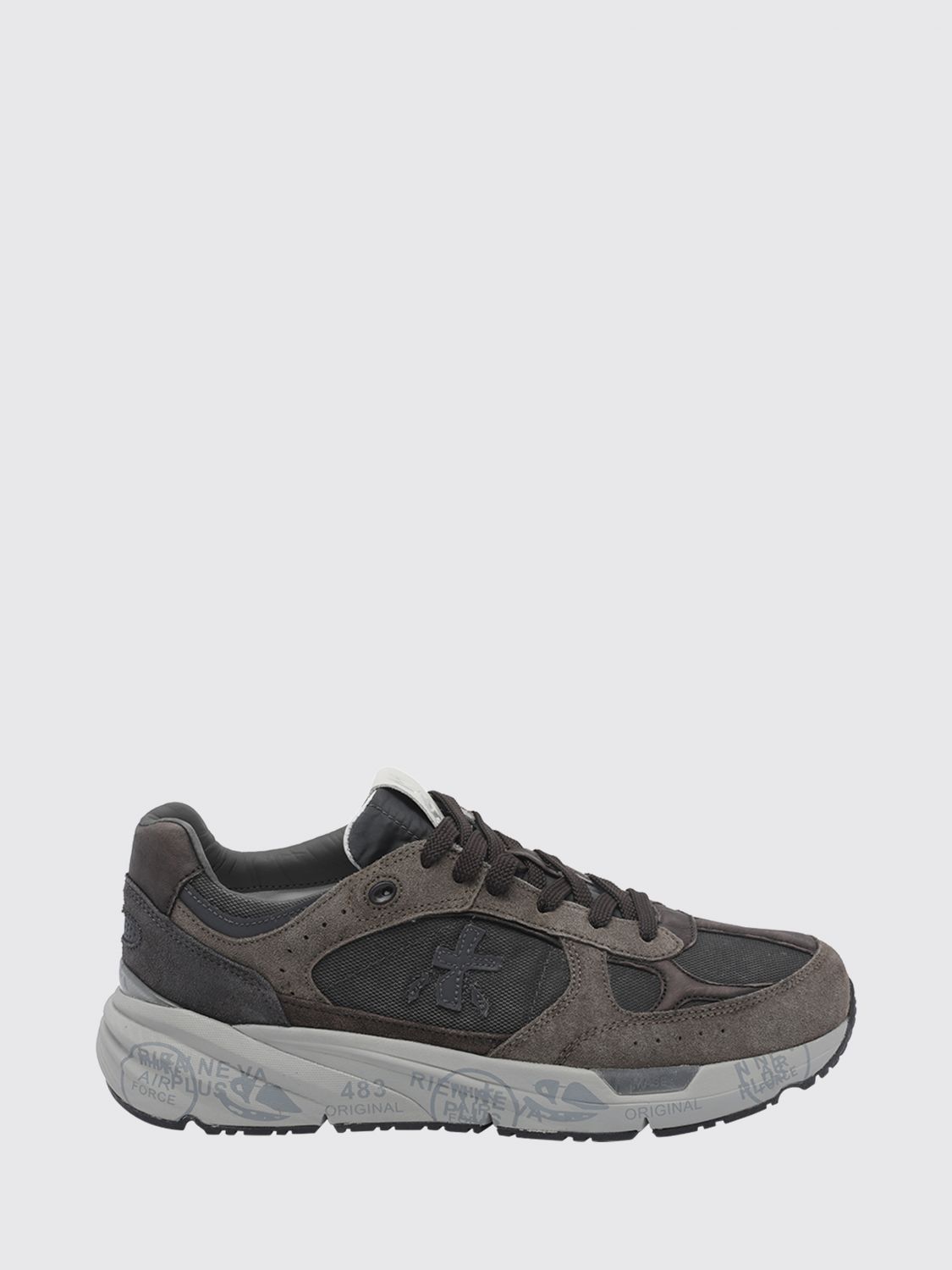 Premiata Mase Two-Tone Trainers in Suede and Canvas