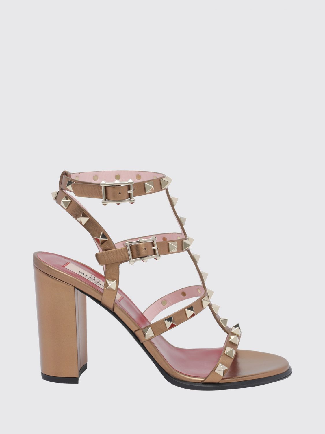 VALENTINO GARAVANI Heeled Sandal Woman color Gold