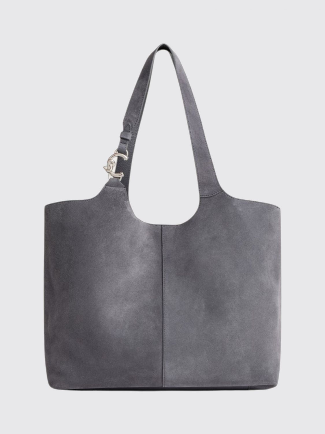 COCCINELLE C-Easy Large Leather and Suede Tote Bag with Inner Pouch COCCINELLE C-Easy Large Leather and Suede Tote Bag with Inner Pouch
