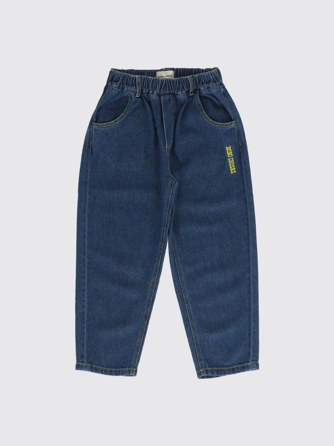 BOBO CHOSES Regular-Fit-Jeans von für Jungen aus Denim mit gesticktem Logo