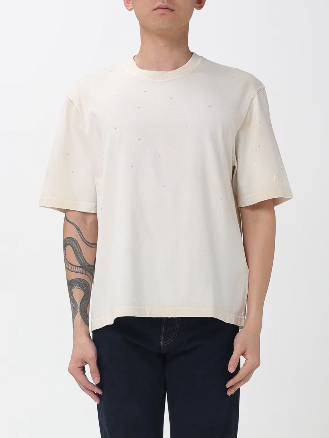 GOLDEN GOOSE T-Shirt Herren Farbe Weiß