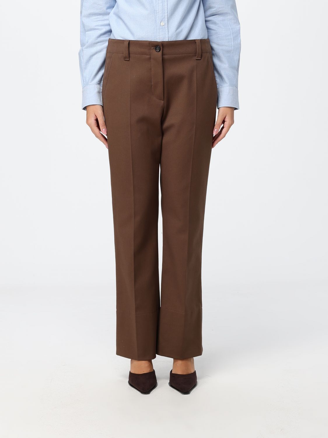BRUNELLO CUCINELLI Pants Woman color Brown